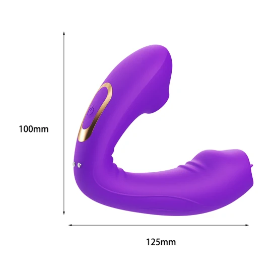 Stimulateur clitoridien sexuel personnalisé pour adultes, vibrateur de lapin violet en Silicone pour femmes