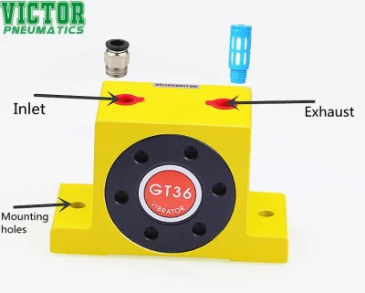 Vibrateurs Findeva Gt Vibrateur pneumatique à turbine Vibrateur à engrenages Vibrateur à bille